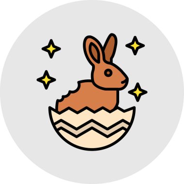 Paskalya Yumurtaları Vektör illüstrasyonu