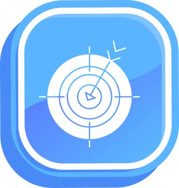 Alarm saati simgesi, vektör illüstrasyonu