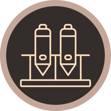 Modern eğitim ikonunun vektör illüstrasyonu