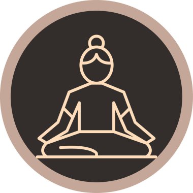 Buda simgesi modada izole edilmiş arkaplan