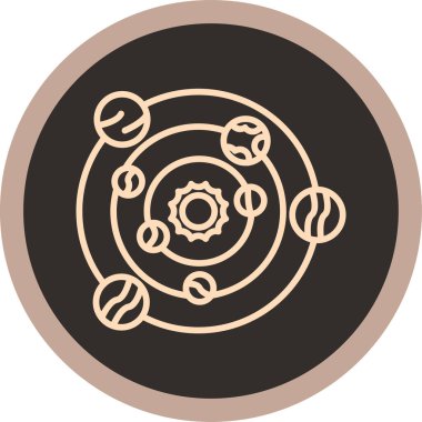 Vektör illüstrasyonu, simge ögesi arkaplanı