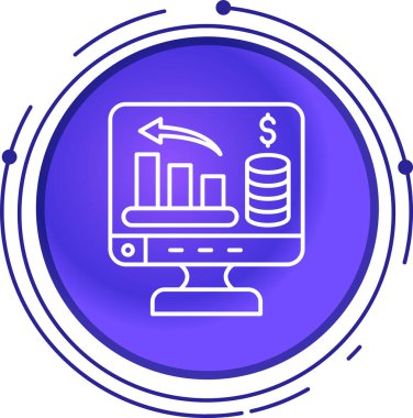 Seo simgesinin vektör illüstrasyonu