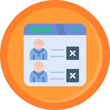 Düz biçimli hesap kullanıcı simgesi