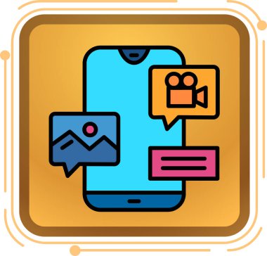 seo modern simgesinin vektör illüstrasyonu