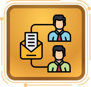 İşadamı Simgesi Moda Biçiminde İzole Arkaplan