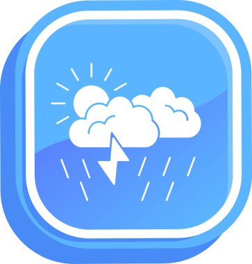 Bulut. Web simgesi basit tasarım