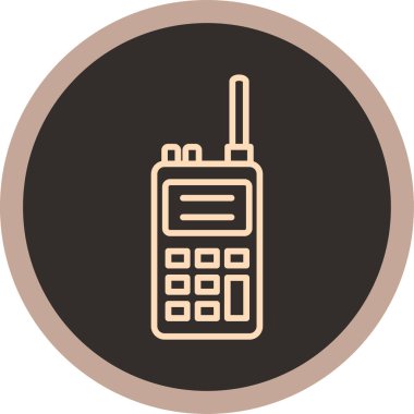 Cep telefonu. Web simgesi basit illüstrasyon