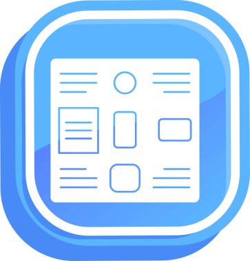 takvim sayfası simge vektör çizim