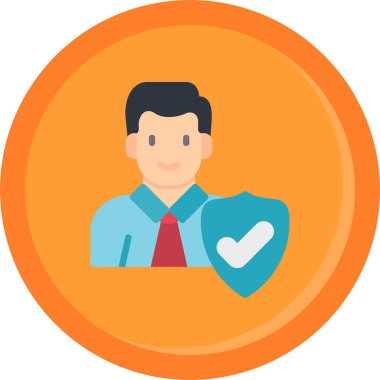 Rozet rozet simgesi düz stil