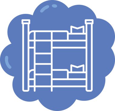 bina simgesi, vektör illüstrasyonu