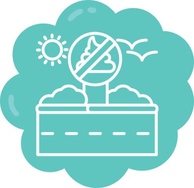 Tek bir izole bulut simgesinin vektör çizimi