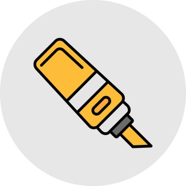 kalem simgesinin vektör illüstrasyonu