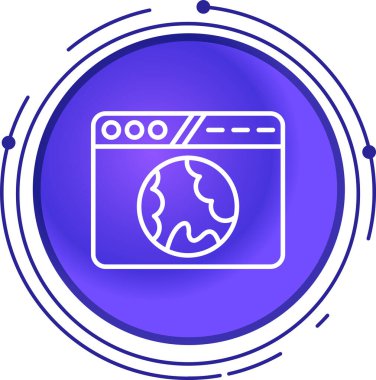 çamaşır makinesi ikon vektör çizimi