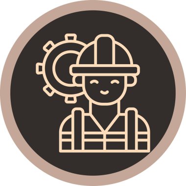 Bir gaz simgesinin vektör illüstrasyonu