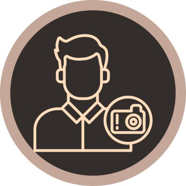 fotoğraf simgesi vektör illüstrasyonu