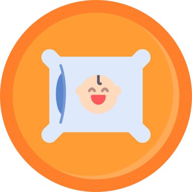 bebek bebek simgesi düz stil