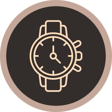 izle simge vektör illüstrasyonu