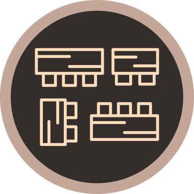 vektör mobilya resimleme