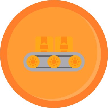 Bir araba simgesinin vektör illüstrasyonu