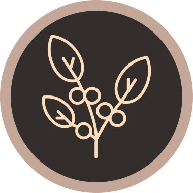 Çemberli ağacın vektör simgesi