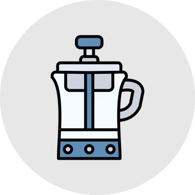 Çay. Web simgesi basit illüstrasyon