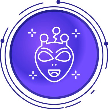 Bir kalp simgesinin vektör illüstrasyonu