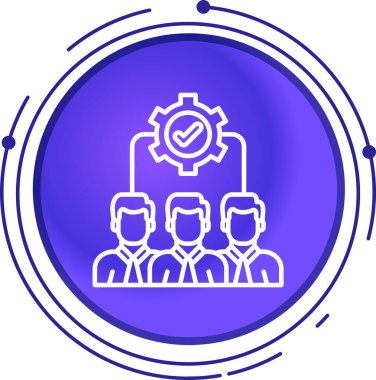 İş ve finans simgesinin vektör illüstrasyonu