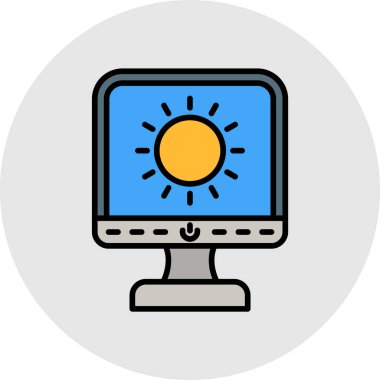 dizüstü bilgisayar vektör çizimi, simge tasarımı