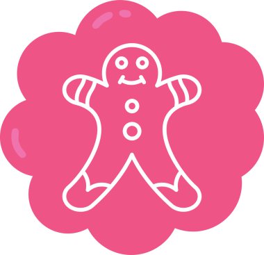 Tatlı bir kardan adamın vektör çizimi