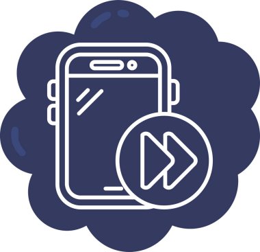 Modern b 'nin vektör illüstrasyonunda müziğin eksik simgesi