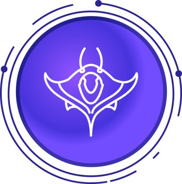 Zodyak işaretli bir arkaplanın vektör çizimi