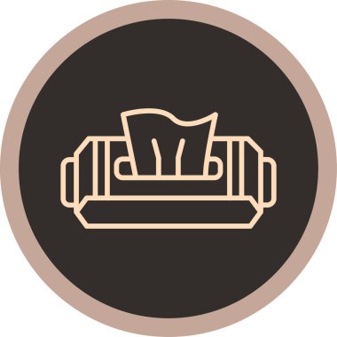 kanepe ikonu vektör illüstrasyonu