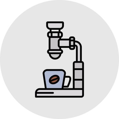 kahve fincanı ikonu vektör illüstrasyonu