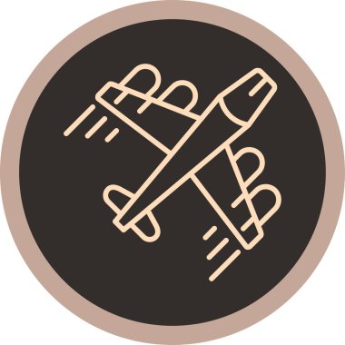 Uçak. Web simgesi basit illüstrasyon