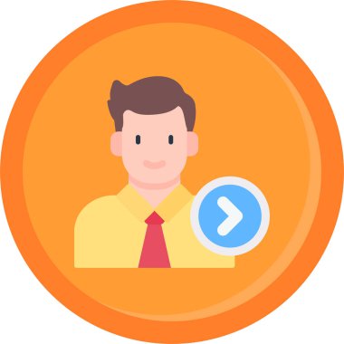 iş simgesi vektör illüstrasyonu