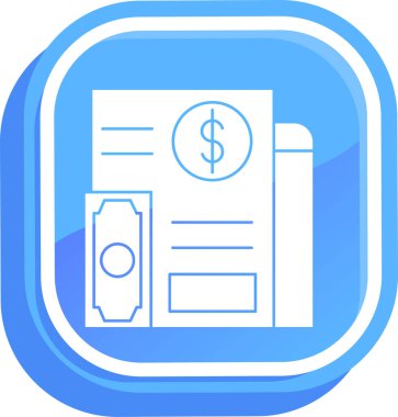 Dolar. Web simgesi basit illüstrasyon