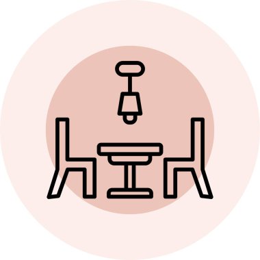 Modern simgenin vektör illüstrasyonu