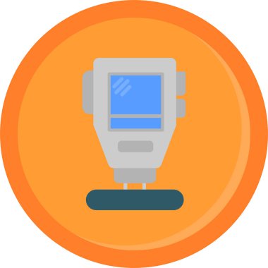 robot. Web simgesi basit illüstrasyon