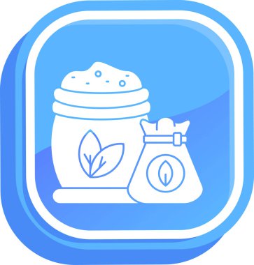 Kavanoz. Web simgesi basit illüstrasyon