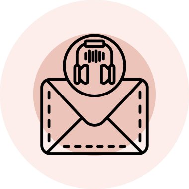 e- posta zarfı simgesi. mektup mesaj sembolü. vektör illüstrasyonu