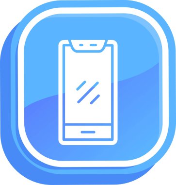 - Telefon. Web simgesi basit illüstrasyon