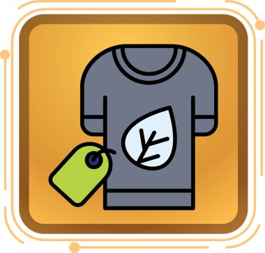 shirt simgesi vektör illüstrasyonu