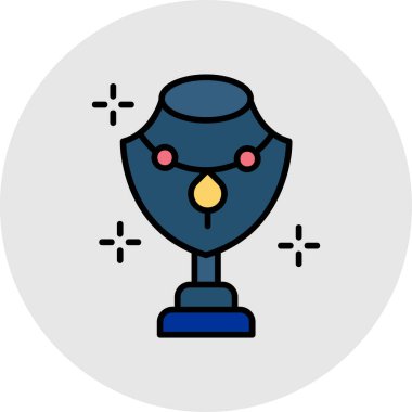 Çizgi film simgesinin vektör çizimi