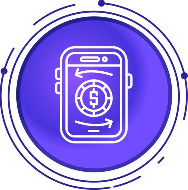 vektör telefon simgesi çizimi