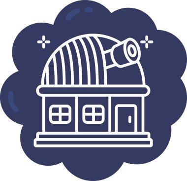 Bir ev simgesinin vektör illüstrasyonu