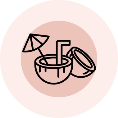 Modern simgenin vektör illüstrasyonu