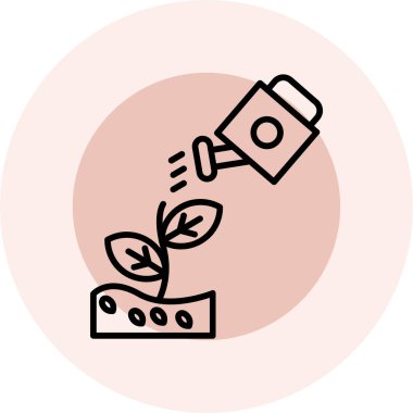 Moda tasarım arka planında bitki simgesi