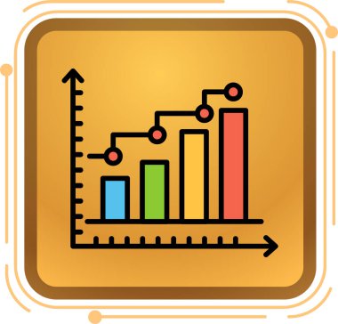 Modern bir simgenin vektör illüstrasyonu