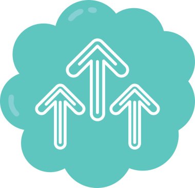 ok simgesi vektör illüstrasyonu