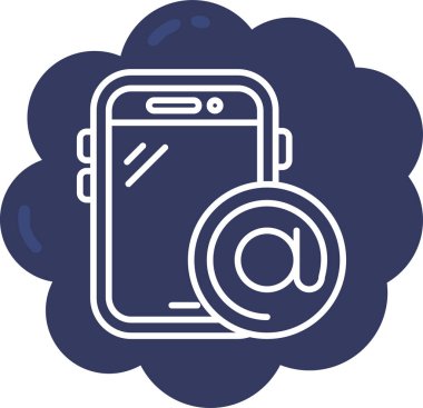 telefon simgesi, vektör illüstrasyonu